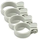 4 Pack 1.25in Plastic Hose Clamps