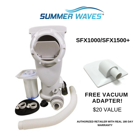 Summer Waves SFX1000 Pump + Vacuum Adapter