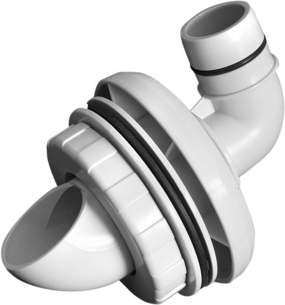Summer Escapes Skimmer Pump and RP Pump 1-1/4 inch Pool Wall Fitting Set P56-0035-1