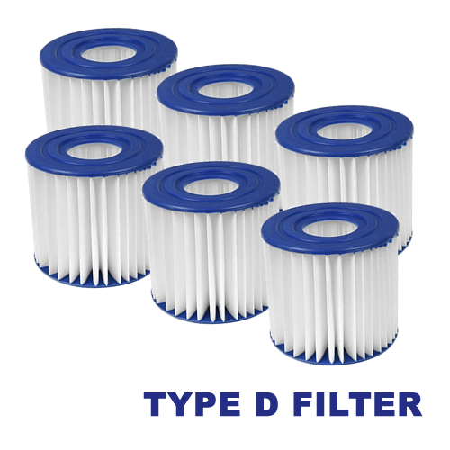 6 Pack of Summer Waves D Filter Cartridge