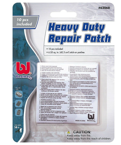 Juego de 10 parches de reparación de vinilo.
