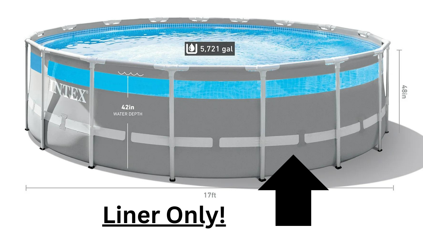 Replacement Pool Liner For Intex 17' x 48" Clearview Prism Pools