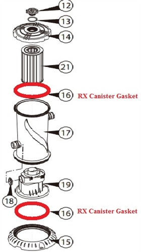 2 Pack Motor Seal for Summer Waves X1500 Pump Motors - 2