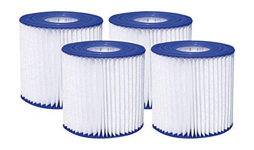 Summer Waves 4.13" x 3.75" Type D Filter Cartridge (4 Pack)