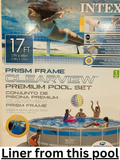 Replacement Pool Liner For Intex 17' x 48" Clearview Prism Pools