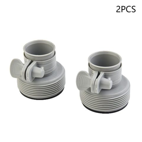2-Pack Pool Hose Conversion Adapter Kit B with 1.25" Fittings to 1.5" Fittings