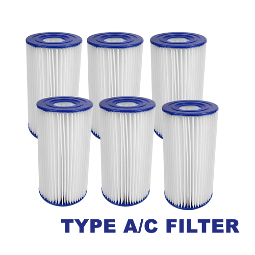 6 Pack of Summer Waves A/C Filter Cartridge
