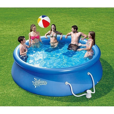 Summer Escapes 12' x 36" Quick Set Pool with 600 GPH Pump P21-1236-A