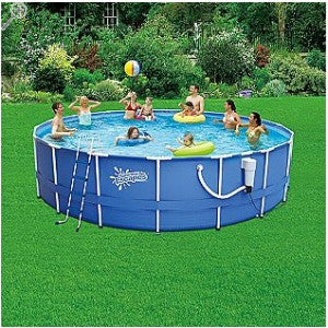 Summer Escapes 18' x 48" Round Pool with 1000 GPH Skimmer Filter