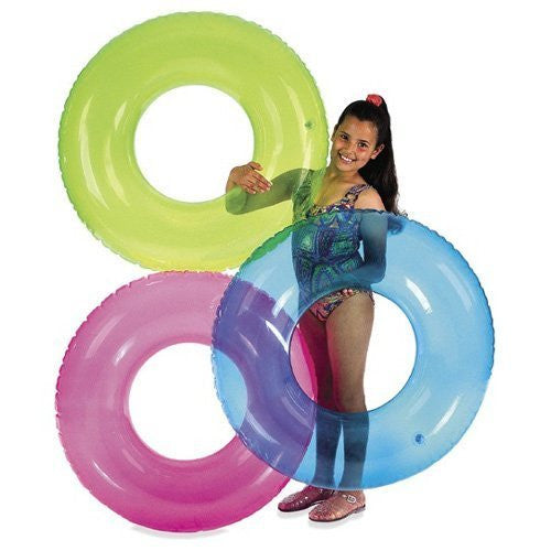 30" Basic Transparent Inflatable Swim Tube